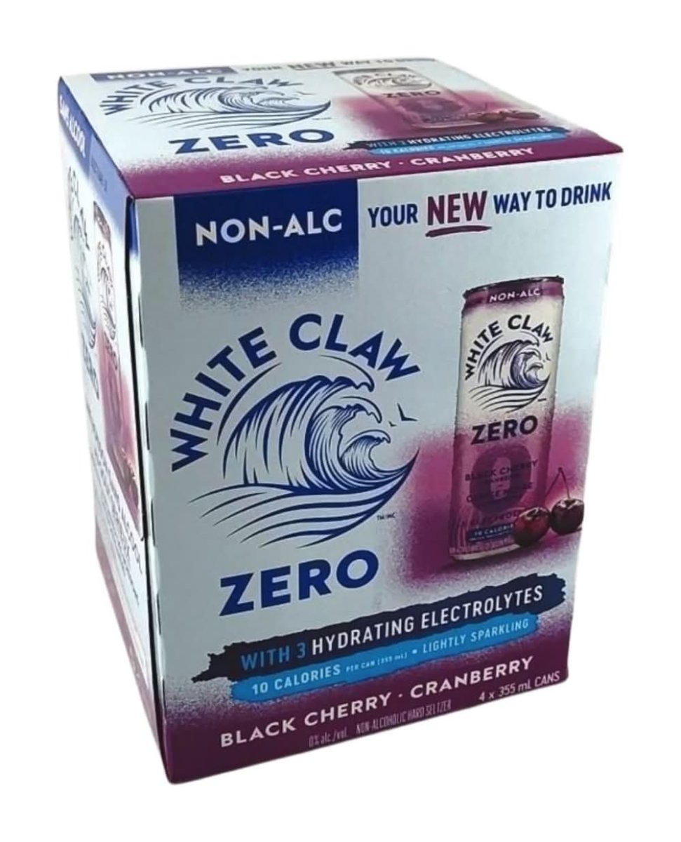 White Claw Zero 0% Black Cherry Cranberry
