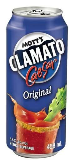 Mott'S Clamato Caesar Original Tall 458Ml