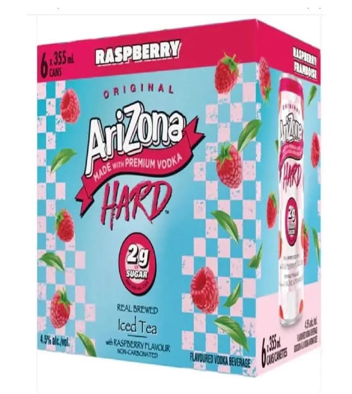Arizona Raspberry 6 Pack Cans