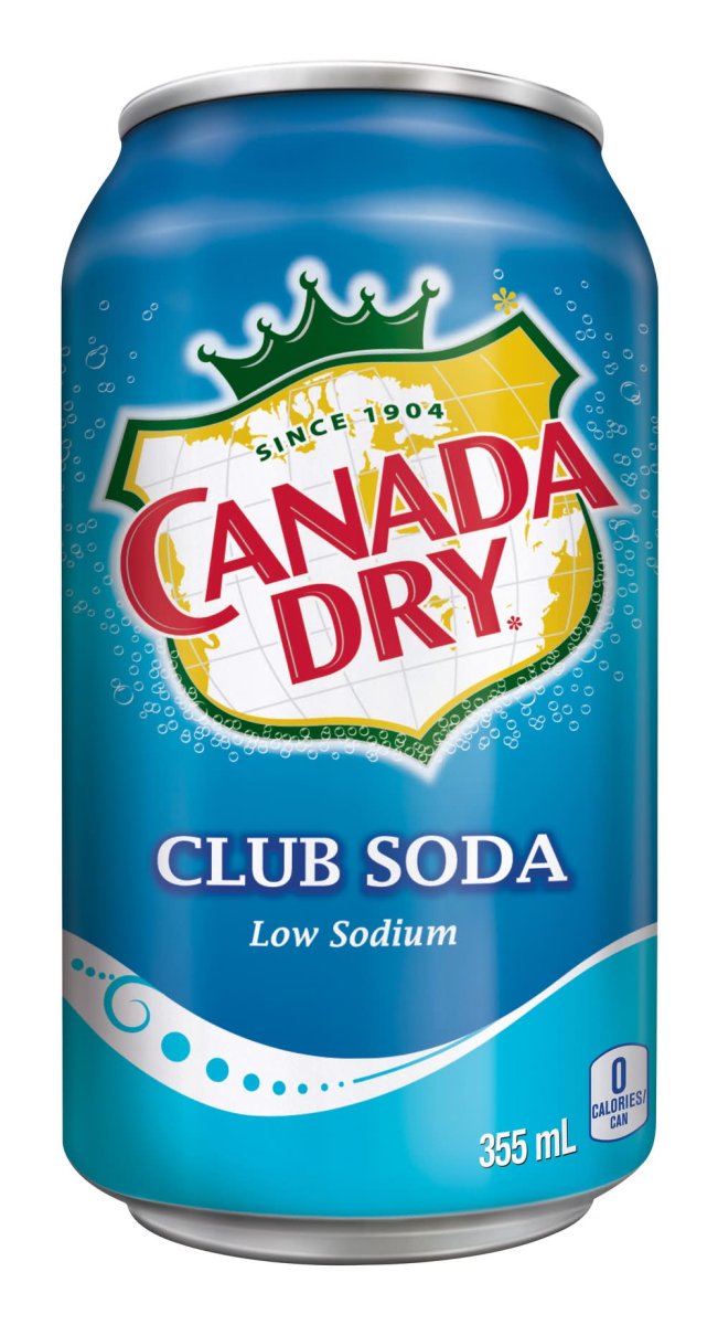 Canada Dry Club Soda Low Sodium (355 Ml)