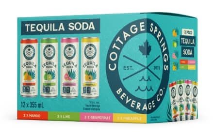 Cottage Springs Rtd Tequila Soda Variety - 12Can