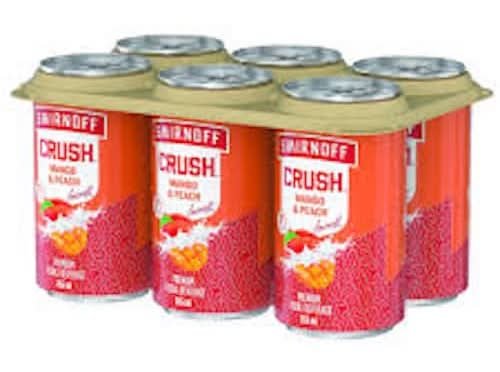 Smirnoff Crush Mango Peach 6Can