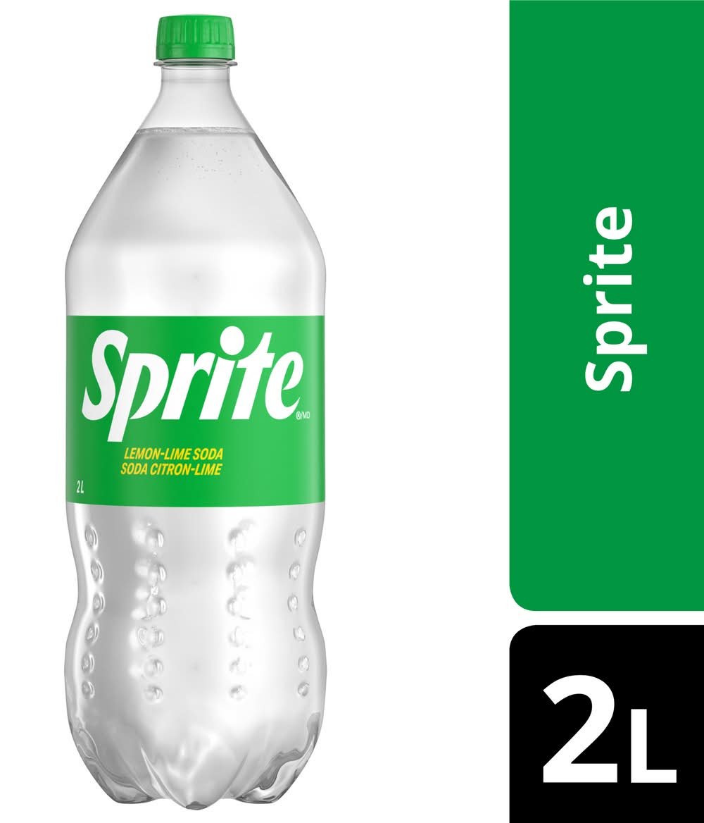 Sprite Flavored Soda, Lemon-Lime (2 L)