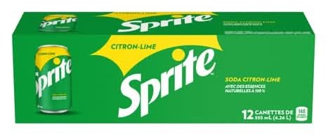 Sprite Soda, Lemon-12Can