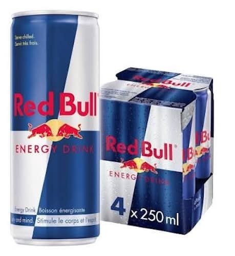 Red Bull Energy Drink (4 X 250 Ml)