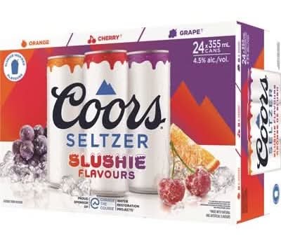 Coors Seltzer Slushie 24 Cans Mixer