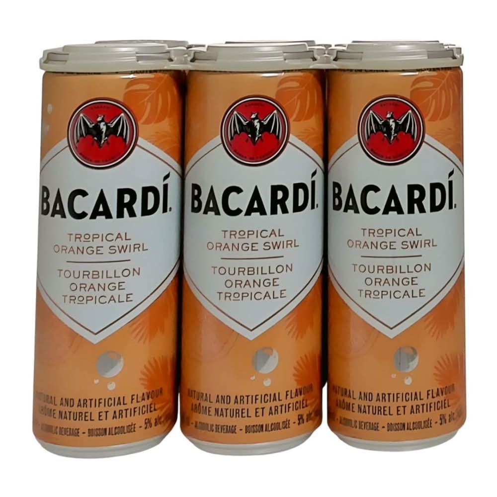 Bacardi Orange Swirl -6 Packs