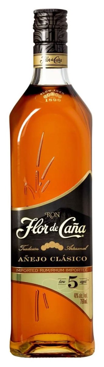 Flor De CaA Ron Anejo Clasico Imported Rum (750 Ml)