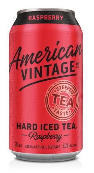 American Vintage Hard Iced Tea Vodka, Raspberry (6 X 335 Ml)