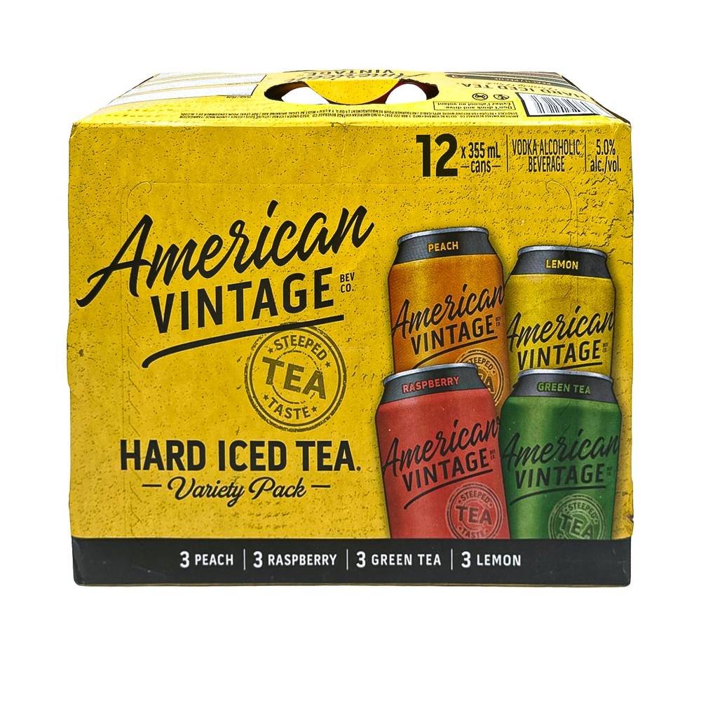 American Vintage Variety Pack Hard Iced Tea (12 X 12 Fl Oz)