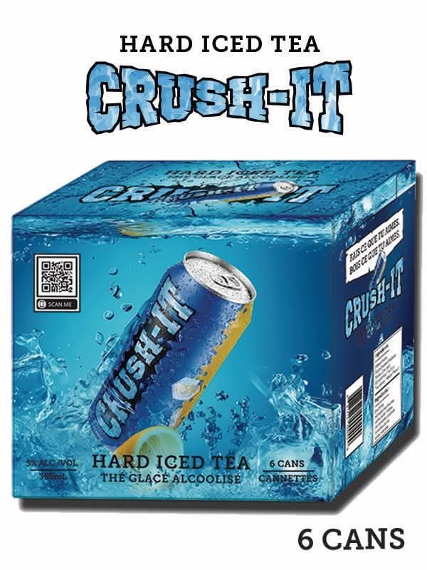 Crush-It Hard Iced Tea 6 Pack