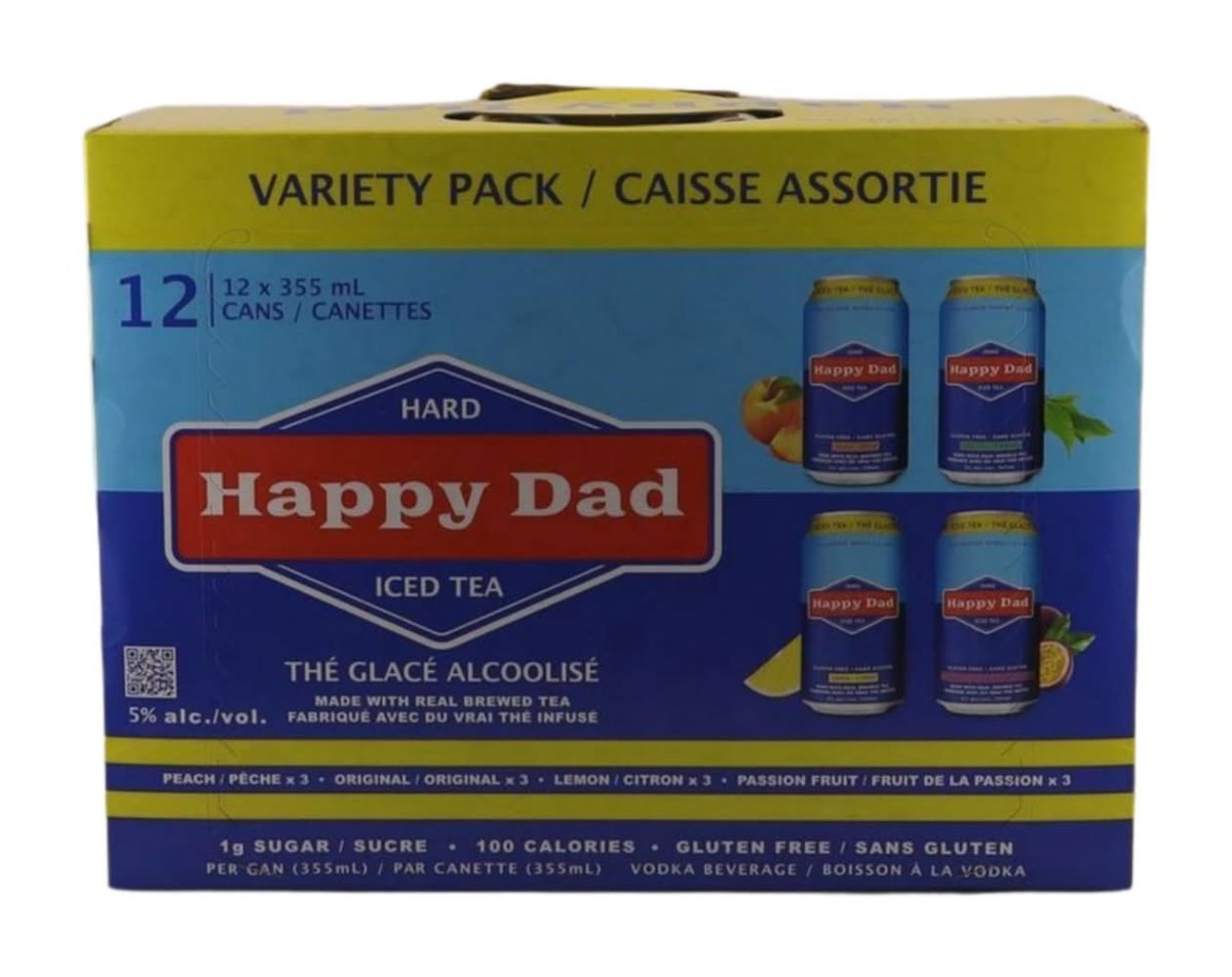 Happy Dad Hard Iced Tea Variety 12 Pack