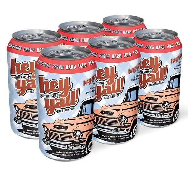 Hey Y'All Peach Hard Iced Tea