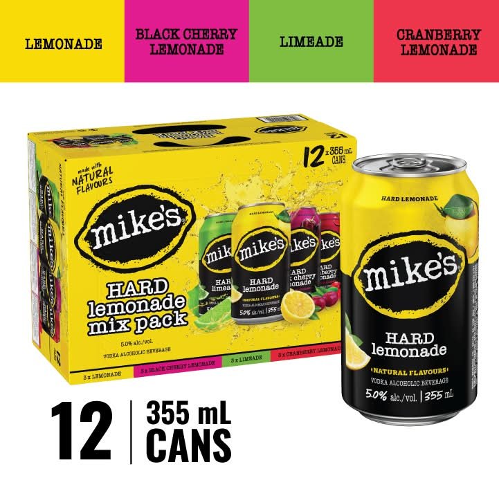 Mike'S Hard Iced Tea, Assorted (12 X 355 Ml)