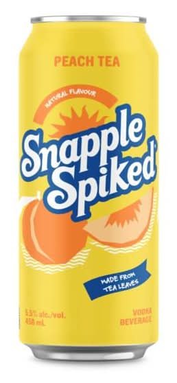 Snapple Spiked Tea Peach 458Ml