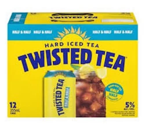 Twisted Tea Hard Iced Tea, Half & Half (12 X 355 Ml)