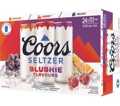 Coors Hard Seltzer Variety Pack, Slushie (24 X 355 Ml)
