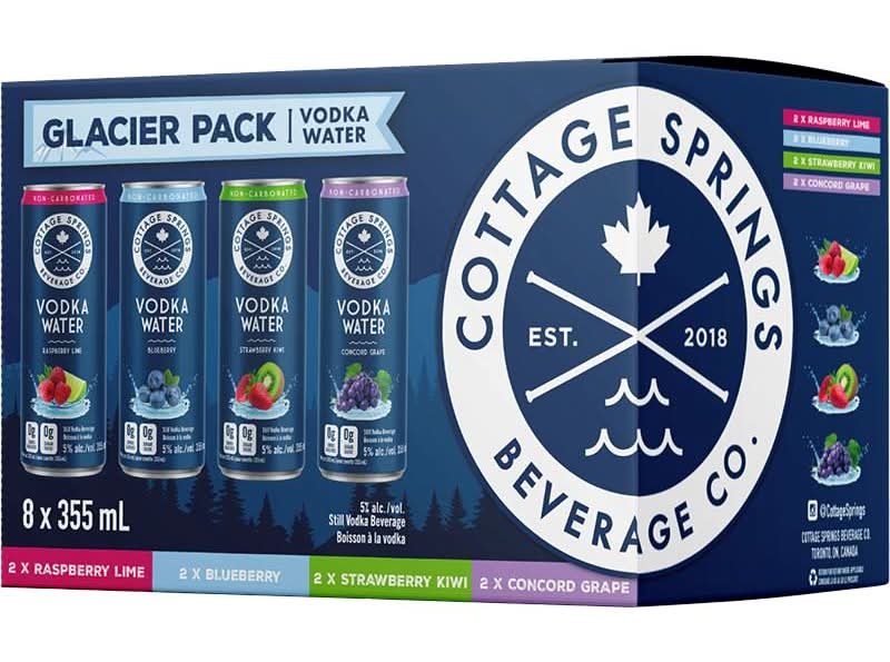 Cottage Springs Vodka Soda Vodka Water 12 Mix