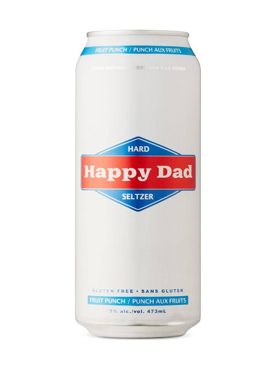Happy Dad Gluten Free Hard Seltzer, Fruit Punch (473 Ml)