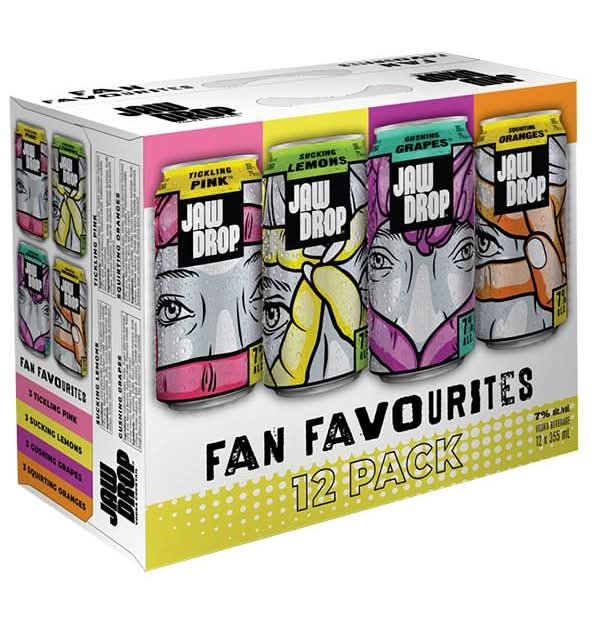 Jaw Drop Fan Favourites Variety 12 Pack 7%
