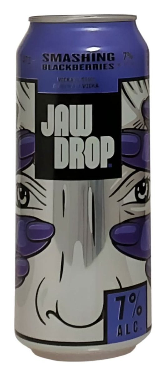 Jaw Drop Vodka Cocktail, Smashing Blackberries (473 Ml)