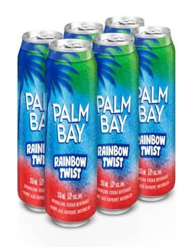 Palm Bay Rainbow Twist Alcoholic Malt Beverage (6 X 355 Ml)