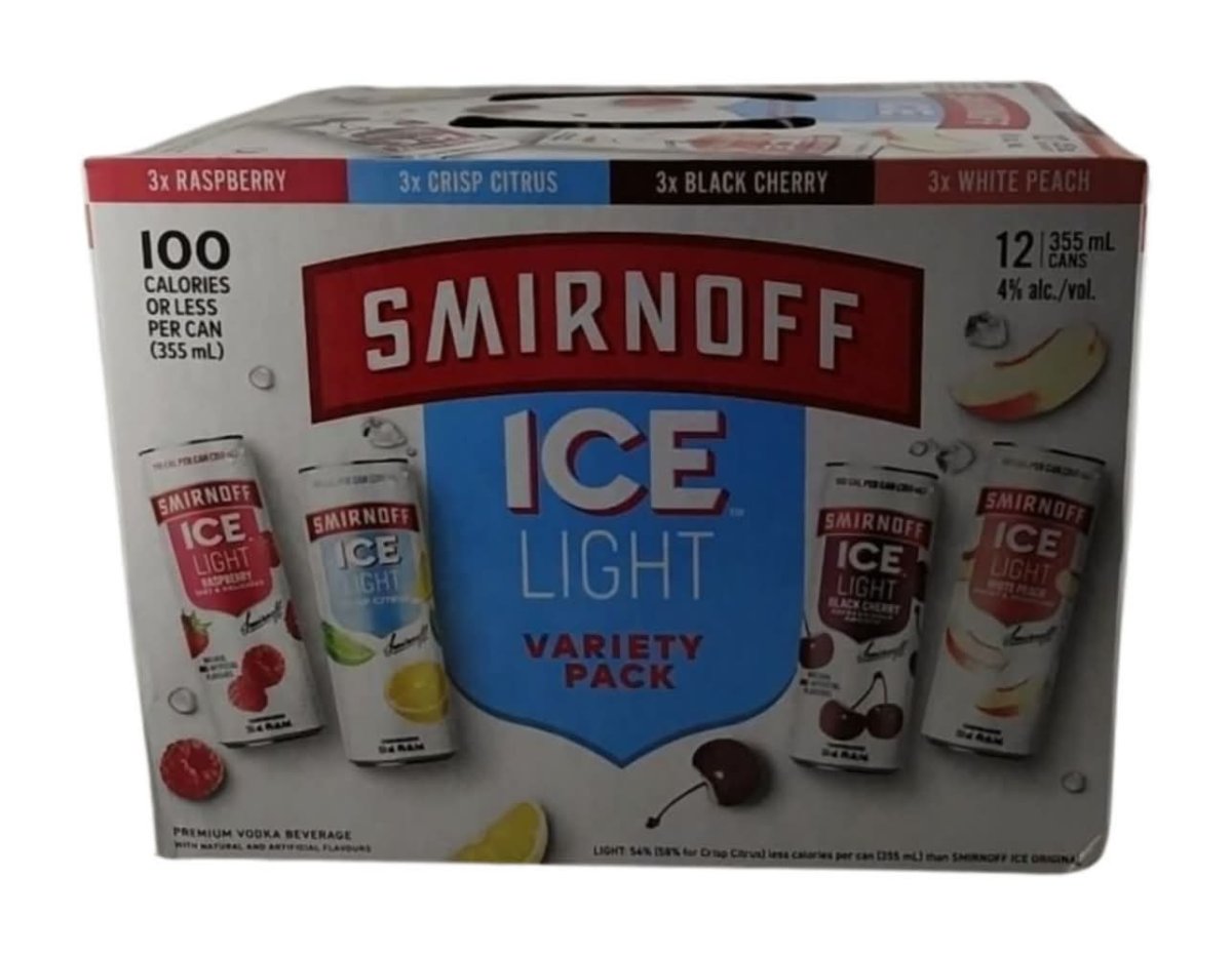 Smirnoff Ice Light Variety 12 Pack