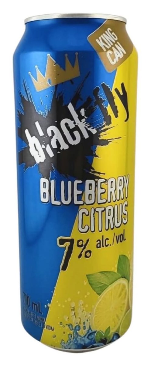 Black Fly Blueberry Citrus King Can 710Ml
