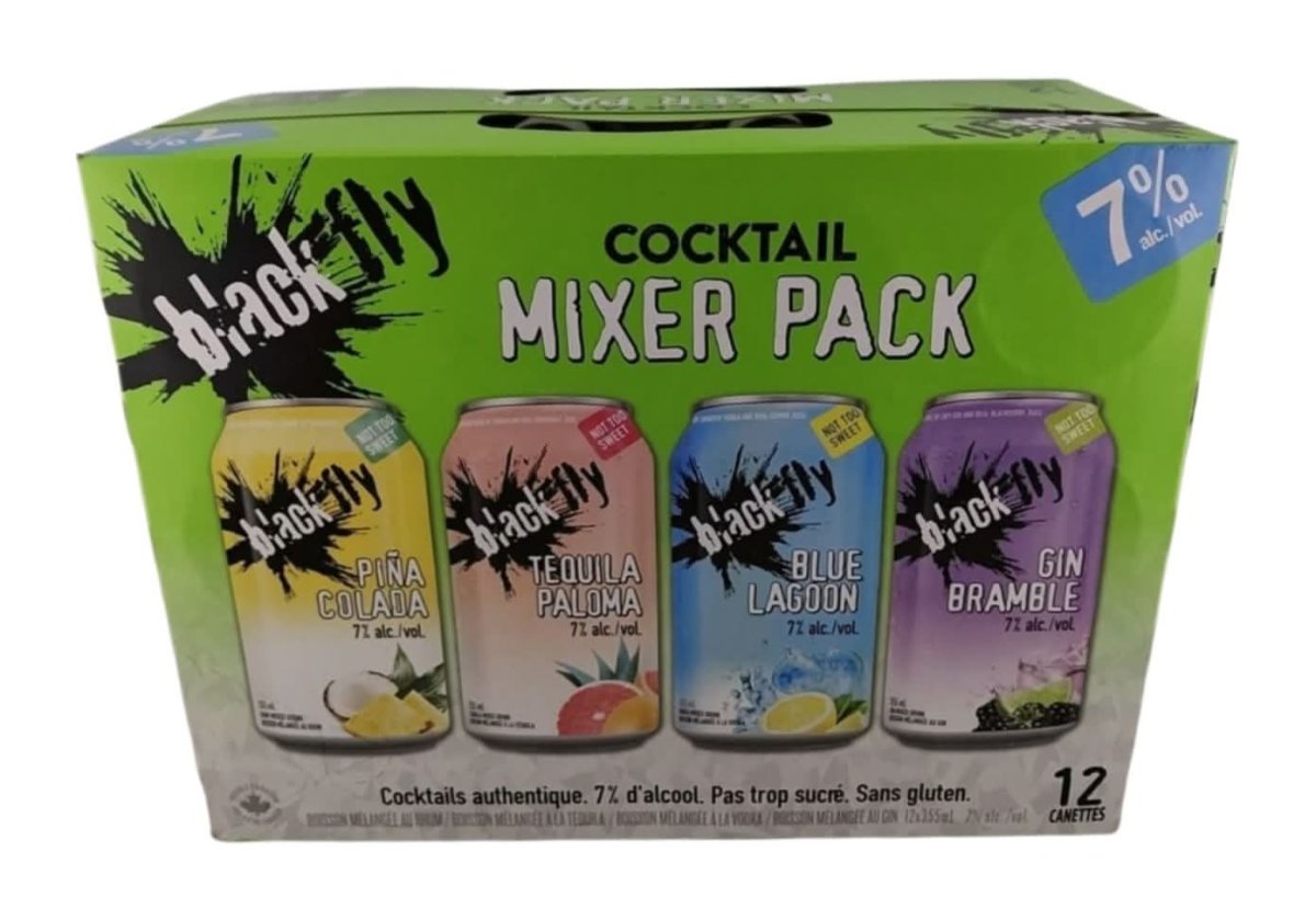 Black Fly Classic Cocktail Mixer 12Pk