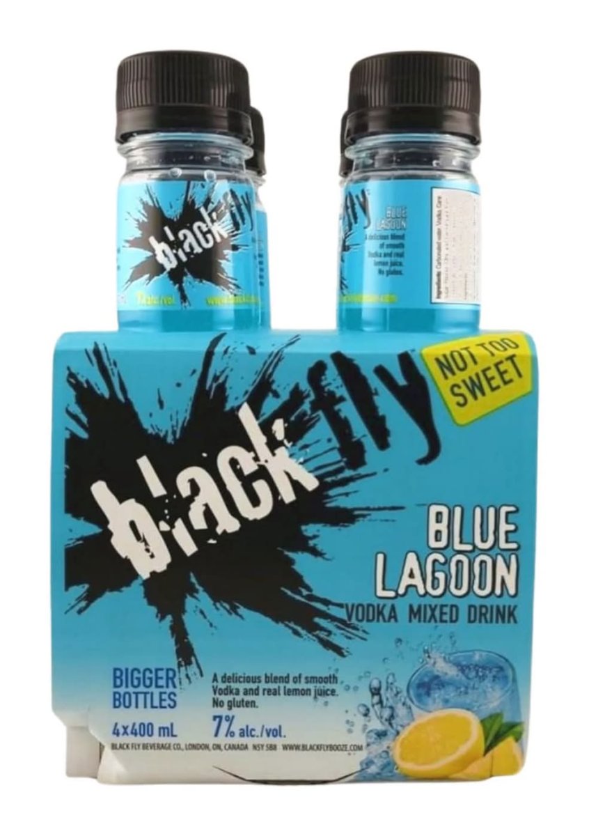 Black Fly Vodka Blue Lagoon