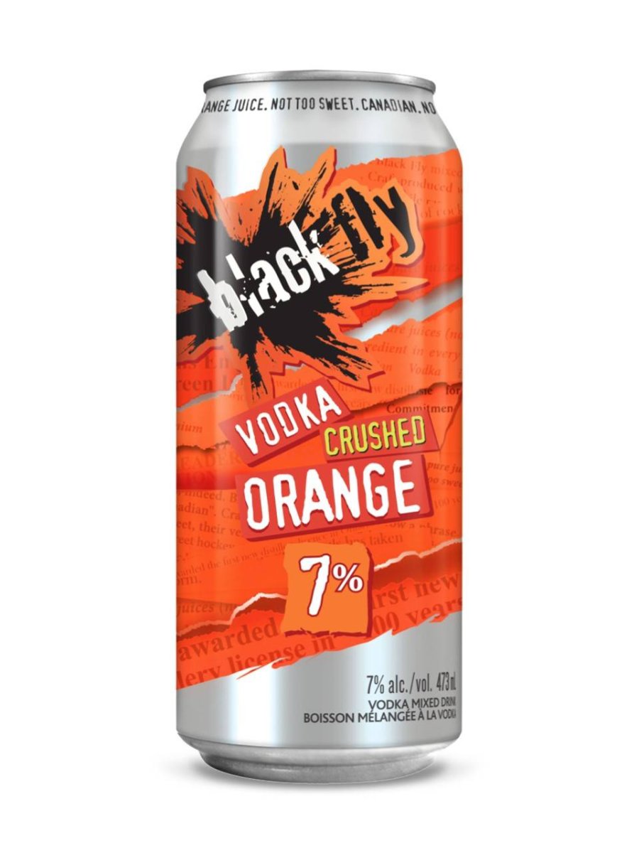 Black Fly Vodka Mixed Drink, Crushed Orange (473 Ml)