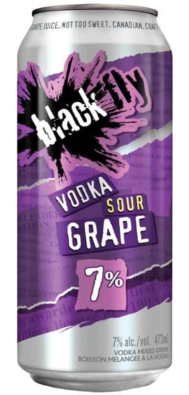 Black Fly Vodka Sour Grape 473Ml