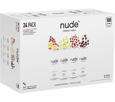 Nude Vodka Soda 24 Cans