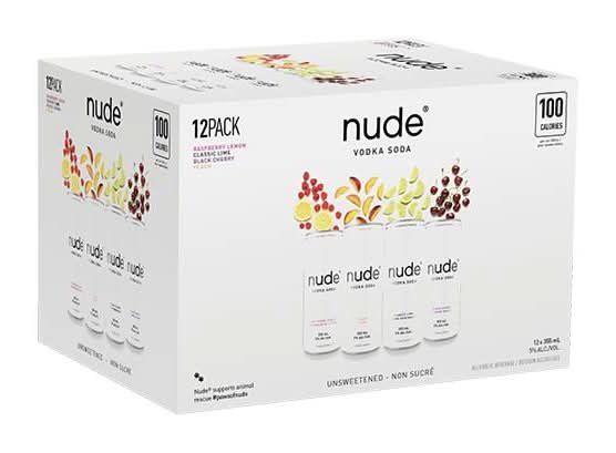 Nude Vodka Soda Mixer 12 Pack