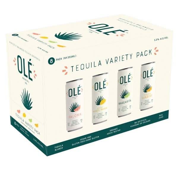 Ol The Original Tequila Cocktails Variety Pack, Assorted (8 X 355 Ml)