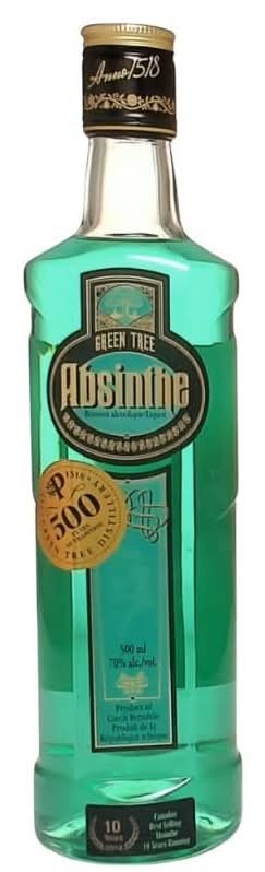 Absinthe-70% Strong-Green Tree Est. 1518