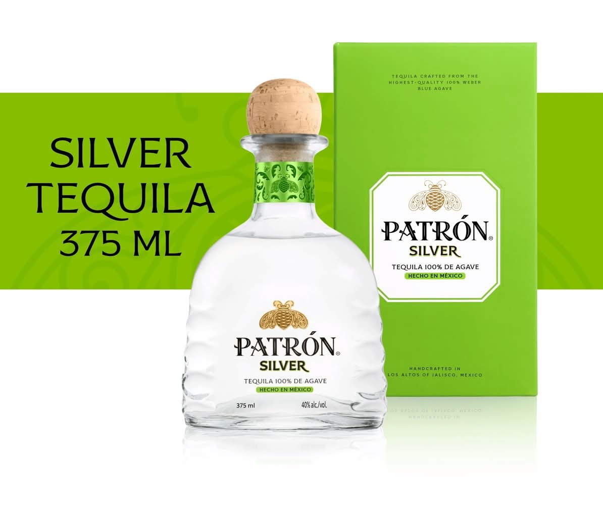 PatrN De Agave Silver Tequila (375 Ml)