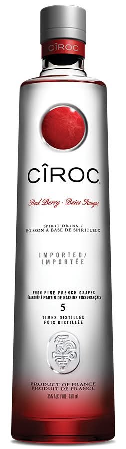Ciroc Imported Spirit Drink, Red Berry (750 Ml)