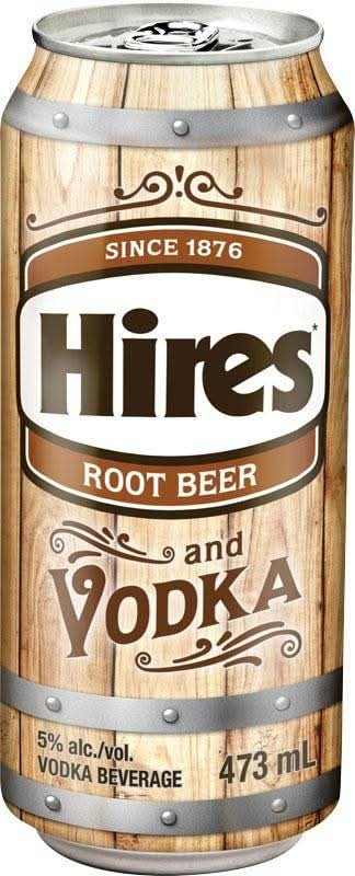 Hires Root Beer And Vodka 473Ml