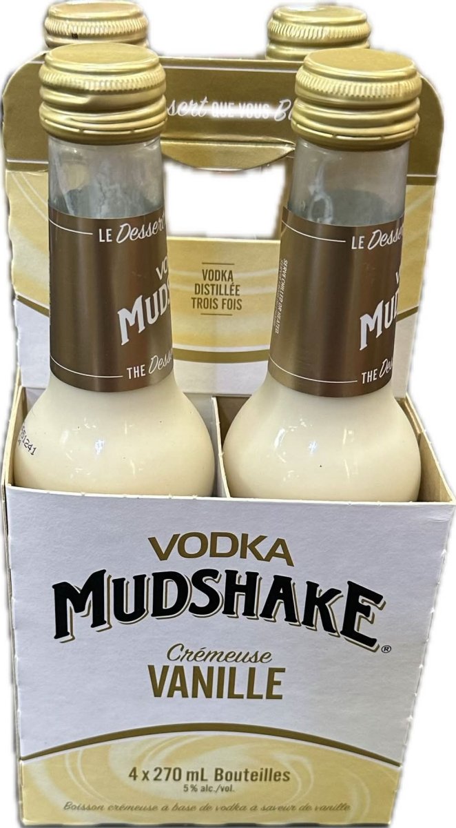 Mudshake Vodka, Creamy Vanilla (4 X 270 Ml)