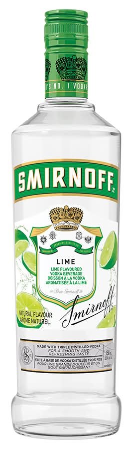 Smirnoff Vodka, Lime (750 Ml)