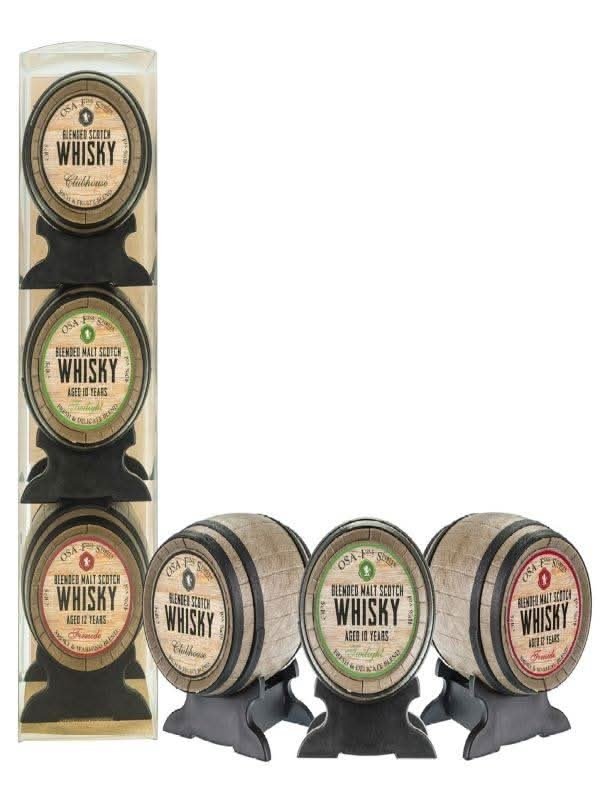 Clubhouse Malt Whisky Mini-Barrel 3X50Ml Set