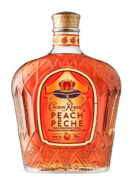 Crown Royal Flavored Whisky, Peach (750 Ml)