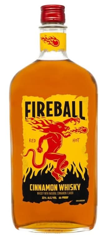 Fireball Red Hot Whisky, Cinnamon (750 Ml)