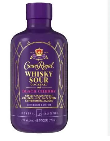 Crown Royal Black Cherry Whisky Sour 375Ml