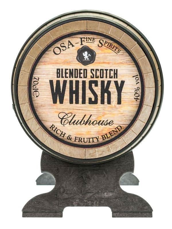 Clubhouse Blended Scotch In A Barrel 700Ml 40%