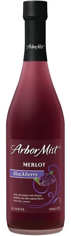 Arbor Mist Blackberry Merlot Red Wine (750 Ml)