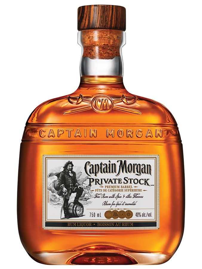 Captain Morgan Private Stock Premium Barrel Rum (750 Ml)