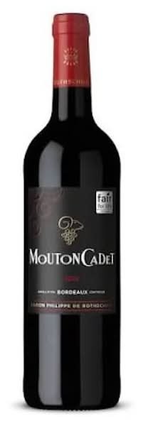Mouton Cadet Bordeaux Red Wine, 2019 (750 Ml)
