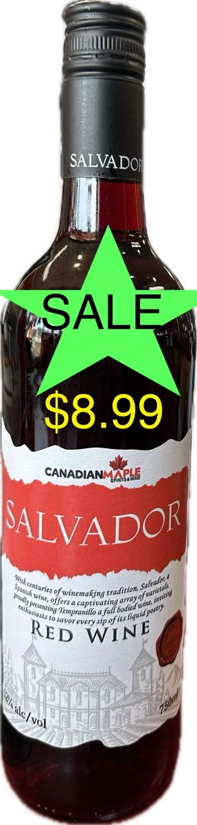 Salvador Spanish Red Wine 750Ml ( 12% )